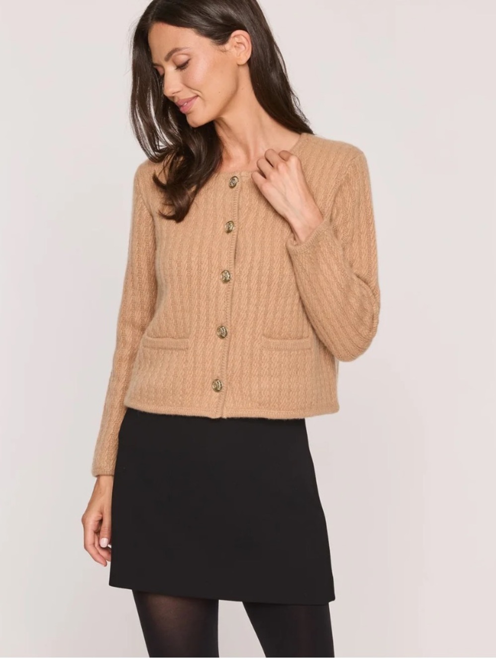 The Cashmere Project Textured Lady Jacket Size Medium
